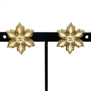 Chanel Cc Logo Earrings Metal Gold-Tone #246702C49B